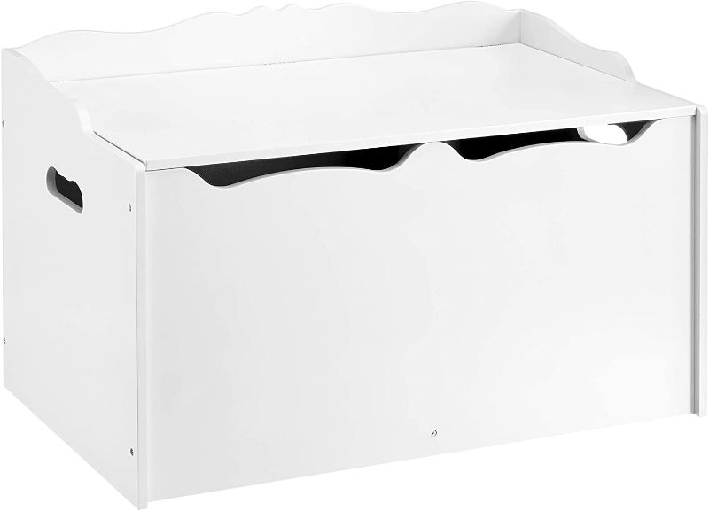 Photo 1 of 
Amazon Basics Wooden Kids' Toy Box Storage & Organization, White