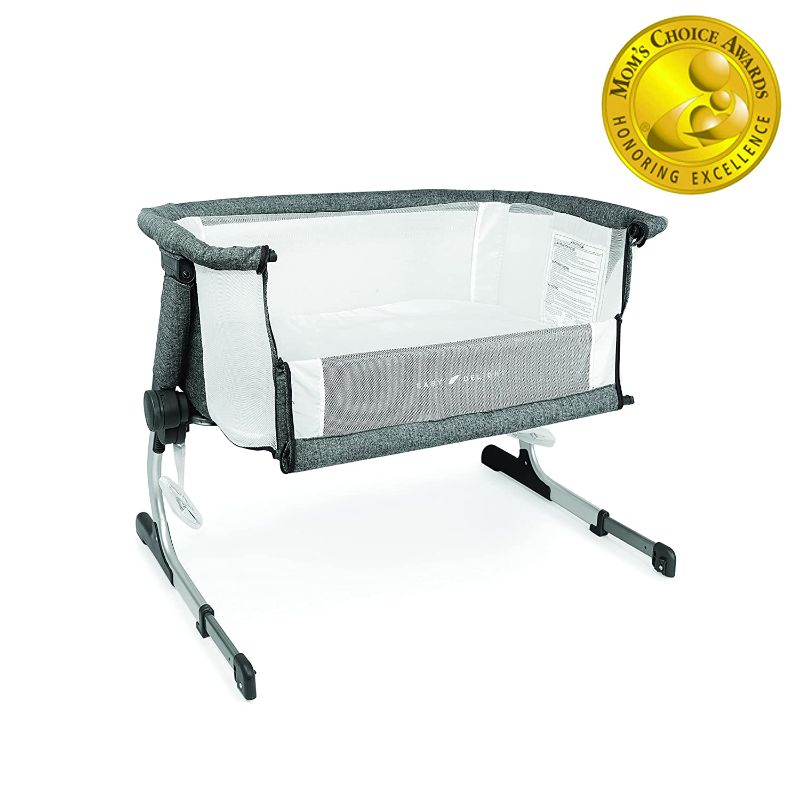 Photo 1 of Baby Delight Beside Me Dreamer Bassinet & Bedside Sleeper, Charcoal Tweed