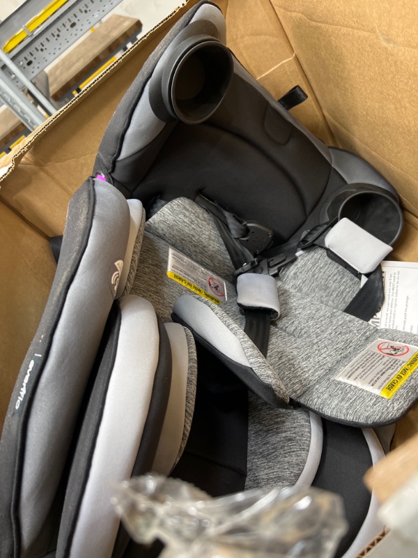 Photo 1 of Evenflo EveryStage DLX All-In-One Convertible Car Seat for Infants & Toddlers, Rear Facing, Forward Facing, Canyons Gray
NEEDS A CLEAN A LITTLE DIRTY