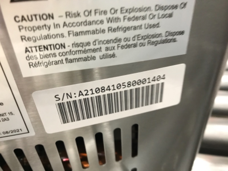 Photo 5 of FRIGIDAIRE EFIC235-AMZ Countertop Crunchy Chewable Nugget Ice Maker, 44lbs per Day, 12 x 17 x 19 inches
