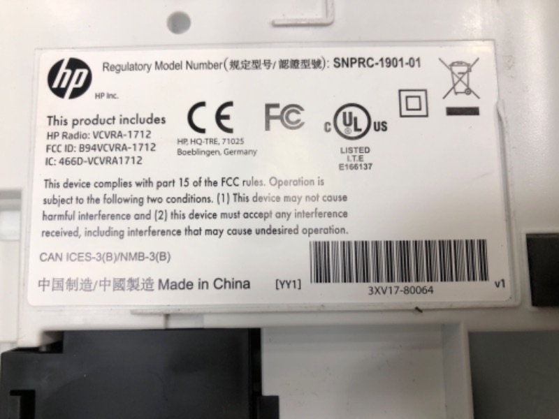 Photo 4 of HP DeskJet 4155e All-in-One Wireless Color Printer, with bonus 6 months free Instant Ink with HP+ (26Q90A)
- Minor cosmetic damaged 
