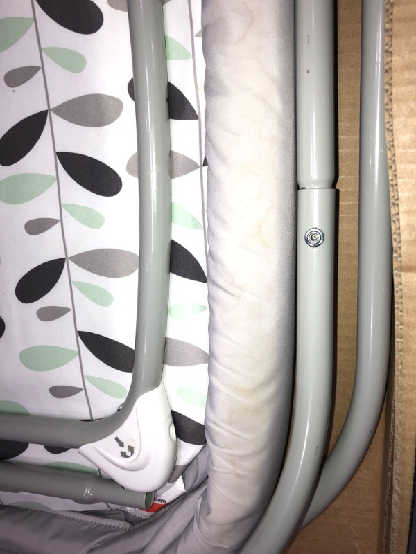 Photo 1 of *Dirty*Fisher-Price Rock with Me Bassinet Climbing Leaves