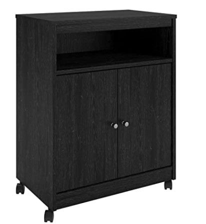 Photo 7 of *See picture for damage*
Ameriwood Home Landry Microwave Cart, Black Oak
Product Dimensions: 14.69 x 23.38 x 30.31 inches