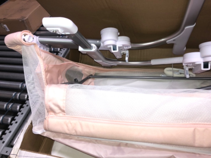 Photo 2 of *Loose hardware, may be incomplete*
Baby Delight Beside Me Dreamer Bassinet & Bedside Sleeper, Peony Pink
