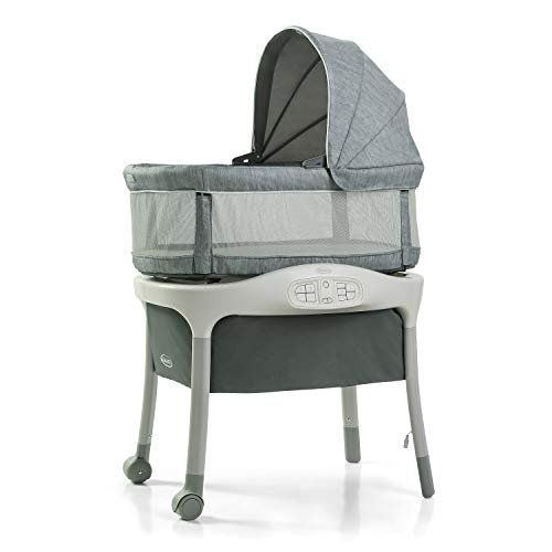 Photo 1 of Move 'n Soothe Bassinet | Baby Bassinet with Movement, Vibration and Sound Settings to Help Soothe Baby, Mullaly , 24.1x29.3x48 Inch (Pack of 1)
