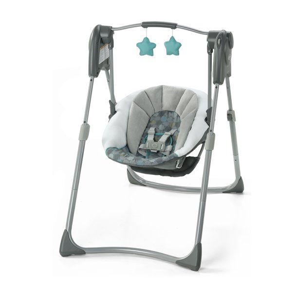 Photo 1 of Graco Slim Spaces™ Compact Baby Swing, Space-Saving Design, Tilden
