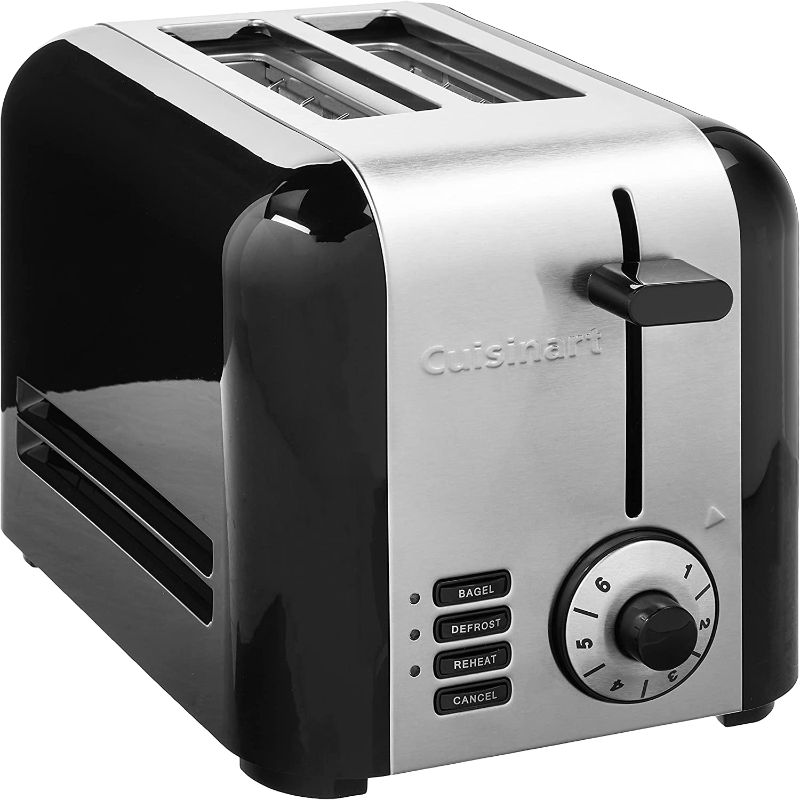 Photo 1 of TESTED WORKS*
Cuisinart CPT-320P1 2-Slice Brushed Stainless Hybrid Toaster, Stainless Steel
