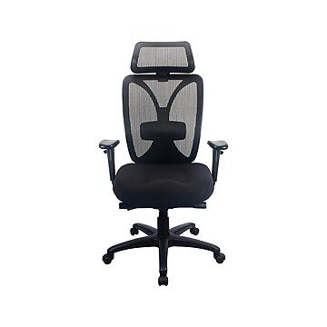 Photo 1 of Computer and Desk Chair, Supports up to 275 Lb, Black
