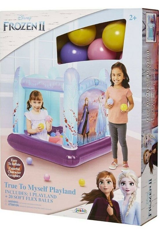 Photo 1 of Disney Frozen 2: True To Myself Playland Inflatable Ball Pit with 20 Balls