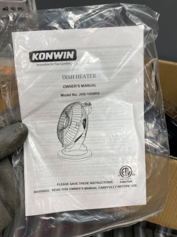 Photo 1 of KonWin Dish Heater Space Heater
