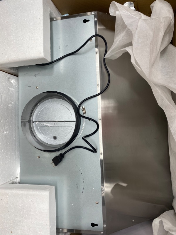 Photo 1 of Cosmo COS-QS75 30 in. Under Cabinet Range Hood with 500 CFM, Permanent Filters, LED Lights, Convertible from Ducted to Ductless (Kit Not Included) in Stainless Steel

