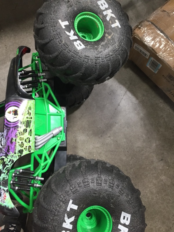 Photo 3 of **PARTS ONLY**
Monster Jam, Official Mega Grave Digger All-Terrain Remote Control Monster Truck with Lights, 1: 6 Scale
