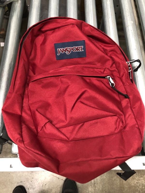 Photo 2 of JanSport SuperBreak One Backpack - Lightweight School Bookbag RED
