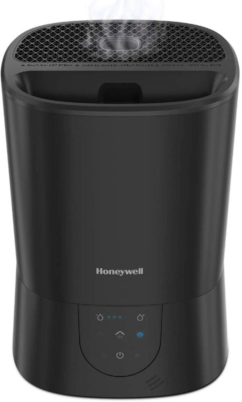 Photo 1 of Honeywell Easy-to-Care Filter Free Warm Mist Humidifier, Medium Rooms, 1.5 Gallon Tank – Humidistat for Bedroom, Home or Office
