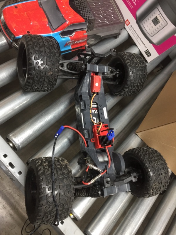 Photo 1 of ARRMA RC Monster Truck: 1/10 Granite Voltage MEGA 2WD SRS RTR with 2.4GHz Radio | 1800mAh 6C NiMH Battery | Charger | 1:10 Scale (Red/Black), ARA102727T3