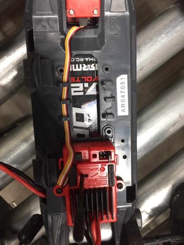 Photo 1 of ARRMA RC Monster Truck: 1/10 Granite Voltage MEGA 2WD SRS RTR with 2.4GHz Radio | 1800mAh 6C NiMH Battery | Charger | 1:10 Scale (Red/Black), ARA102727T3