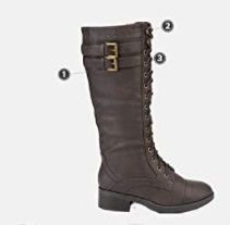 Photo 1 of 9.5 
DREAM PAIRS Women's Pu Knee High Riding Combat Boots
BROWN