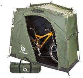 Photo 1 of *SIMILAR TO STOCK IMAGE* YardStash Bike Storage Tent IV - Outdoor, Portable Shed Cover for Bikes, Lawn Mower & Garden Tools - Waterproof, Heavy-Duty Tarp to Protect from Rain, Wind and Snow?
