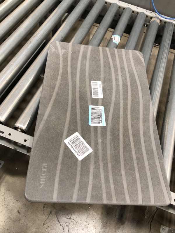 Photo 1 of USED: SUTERA - Stone Bath Mat, Diatomaceous Earth Shower Mat, Non-Slip Super Absorbent Quick Drying Bathroom Floor Mat, Eco-Friendly Easy to Clean (23.5 x 15 Gray)