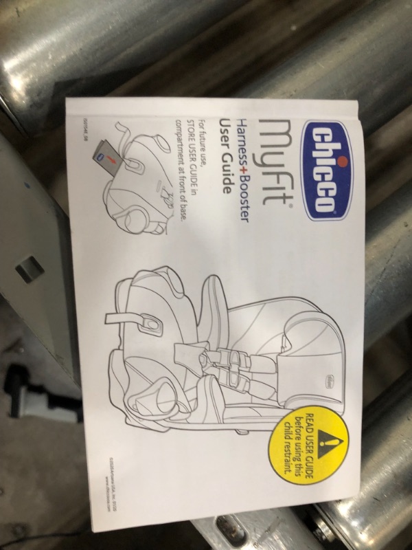 Photo 2 of Incomplete (Parts Only) - Chicco MyFit Harness + Booster Car Seat, Fathom