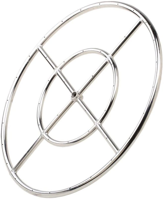 Photo 1 of 
Stanbroil 24" Round Fire Pit Burner Ring, 304 Series Stainless Steel