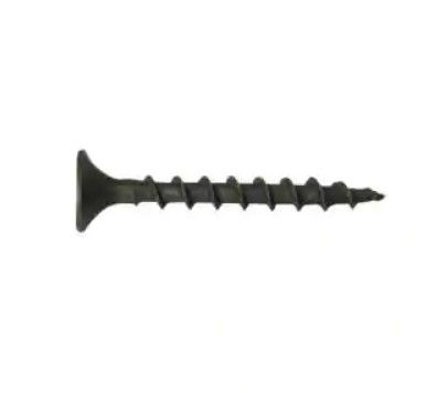 Photo 1 of #6 x 1-1/4 in. Phillips Drive Bugle Head Crs Drywall Screw Black Phosphate (Box of 5 Packages)