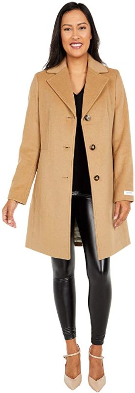 Photo 1 of Calvin Klein Classic Single Breasted Wool Coat
(8) 