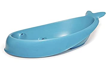 Photo 1 of Skip Hop Baby Bath Tub, 3-Stage Smart Sling Tub, Moby, Blue
