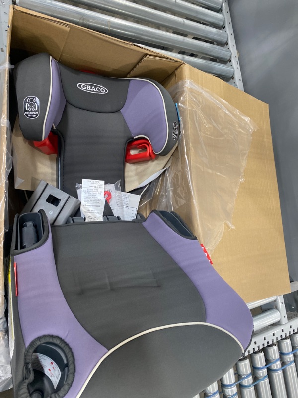 Photo 2 of Graco Affix High Back Booster Car Seat, Grapeade