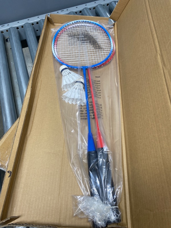 Photo 2 of Franklin Sports 2-Player Replacement Racquet Set, Red/Blue