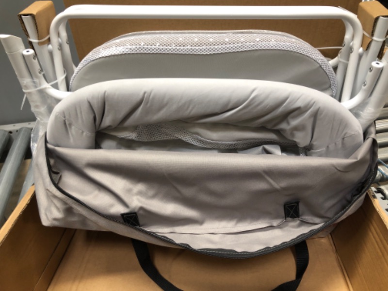 Photo 3 of Dream On Me, Traveler Portable Bassinet, Cloud Grey
