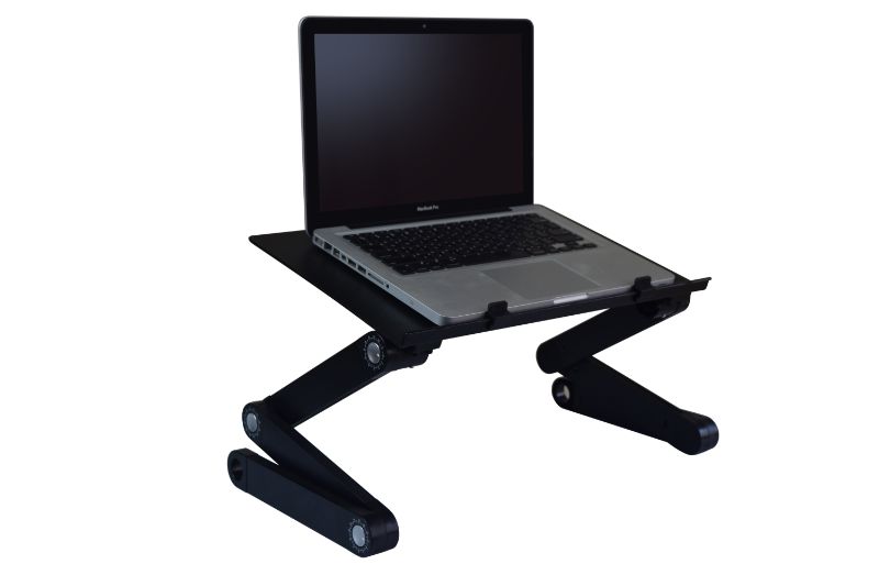 Photo 1 of Uncaged Ergonomics WEPB WorkEZ Professional Aluminum Laptop Stand, Black
