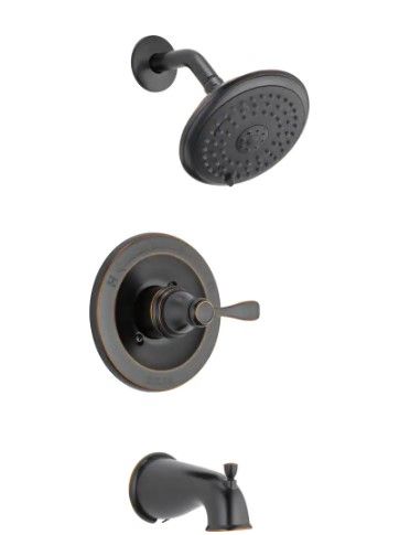 Photo 1 of **INCOMPLETE**
Porter Single-Handle 3-Spray Tub and Shower Faucet in Oil Rubbed Bronze (Valve Included)

