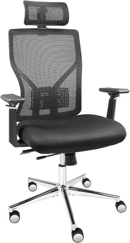 Photo 1 of Ergonomic Office Desk Chair,MOLENTS Adjustable Computer Chair with Seat Slider, Adjustable Lumbar Support,Headrest,3D Armrest, 3 Position Tilt-Lock,Comfortable Mesh Back for Gaming,Home, or Office
