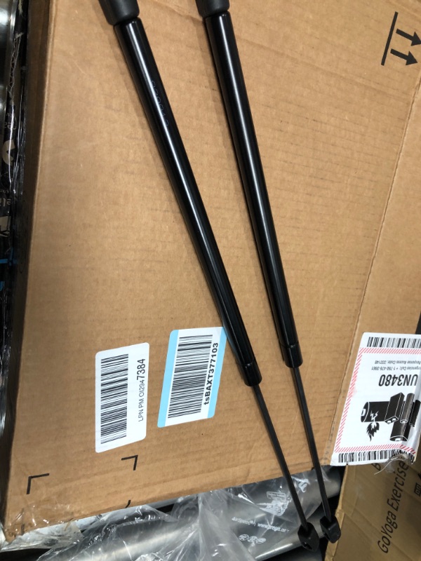 Photo 2 of (2) 20 Inch 80 lbs Gas Prop Lift Springs Rod Struts Heavy Duty Tool Box Lid Top RV Pair 2 - Gas Props