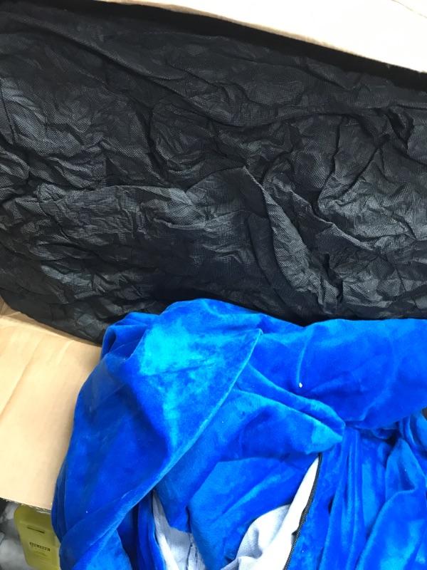 Photo 2 of Milliard Big Ultra Supportive Stuffed Bean Bag Chair Couch for Adults and Kids Filled with Shredded Foam (Royal Blue)