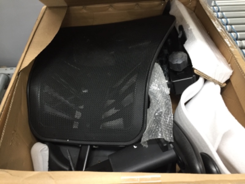 Photo 2 of Modway EEI-757-BLK Articulate Adjustable Mesh Back Fabric Seat Office Chair, Black

**PREVIOUSLY OPENED //MISSING HARDWARE