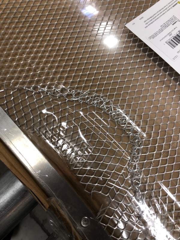 Photo 3 of Camco 43981 Aluminum Screen Door Standard Mesh Grille - Protects Your RV's Screen Door, Anodized Aluminum Will Not Corrode