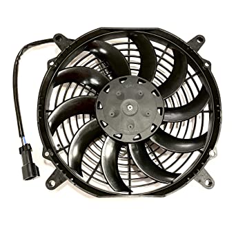 Photo 1 of SPAL 30100628B Trans/Air 2160116 10'' Puller Fan 12 Volt High Performance Curved Blades 802 cfm w 8 mounting Brackets VA11A-AP7/C/T-57A
