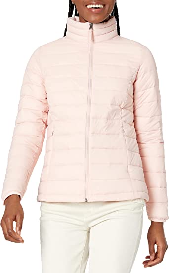 Photo 1 of Amazon Essentials Women's Lightweight Long-Sleeve Full-Zip Water-Resistant Packable Puffer Jacket
