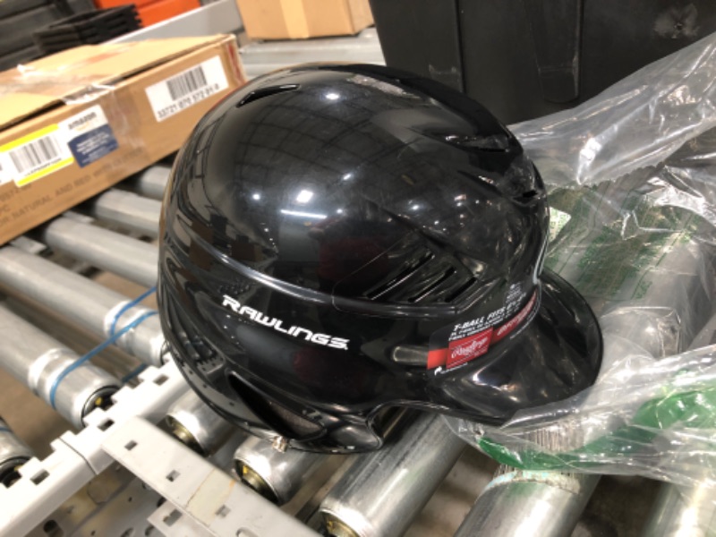 Photo 2 of Rawlings Coolflo Youth T-Ball Batting Helmet, Black
