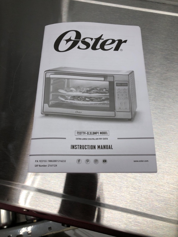 Photo 4 of Oster Extra Large Digital Countertop Convection Oven, Stainless Steel (TSSTTVDGXL-SHP)

