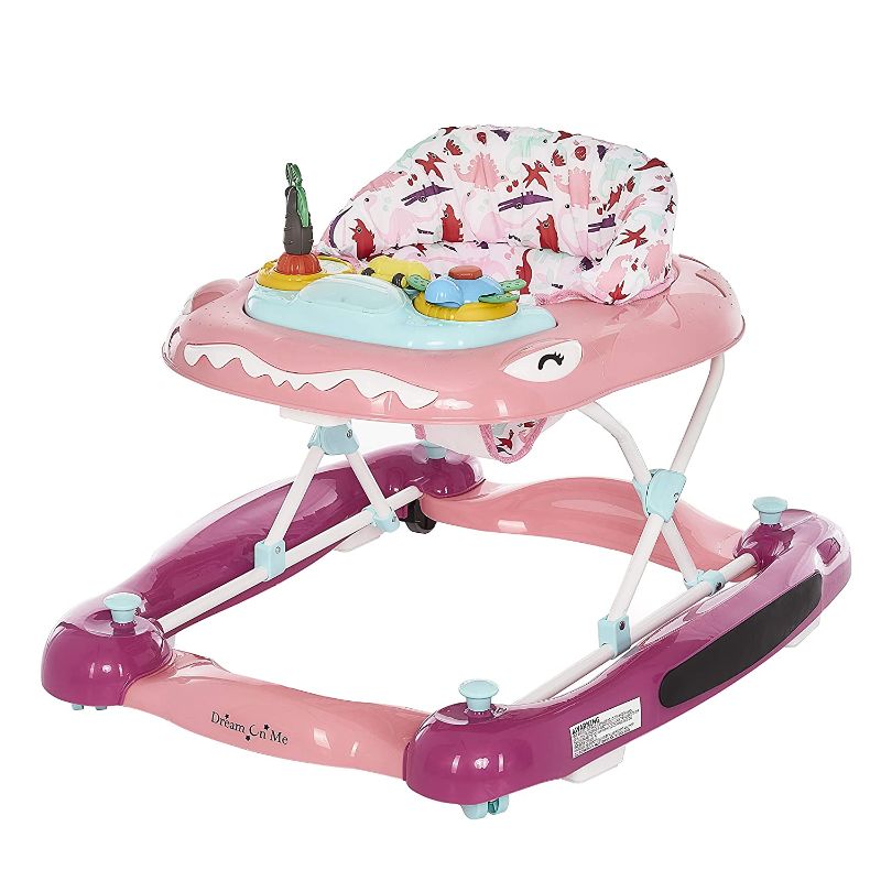 Photo 1 of Dream On Me Baby Steps Activity Walker and Rocker, Pink
