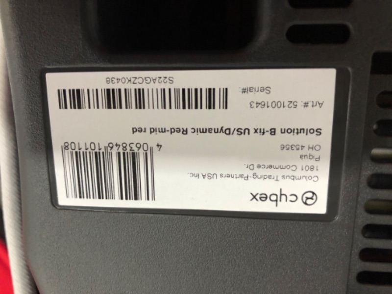 Photo 3 of CYBEX Solution B-Fix High Back Booster Seat, Lightweight Booster Seat, Secure Latch Installation, Linear Side Impact Protection, 12-Position Adjustable Headrest, for Kids 40-120 Lbs.
