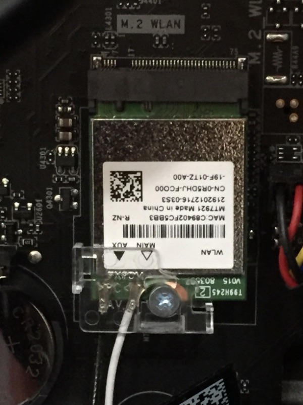 Photo 13 of **NONFUNCTIONAL**MISSING COMPONENTS DID NOT STAY ON 
Alienware Aurora R14 Gaming Desktop - AMD Ryzen 9 5900, 32GB 3466MHz RAM, 1TB SSD + 2TB HDD, NVIDIA GeForce RTX 3080 10GB GDDR6X Graphics, Liquid Cooled, Windows 11 Home - Dark Side of the Moon, Black