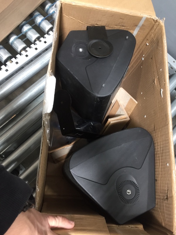 Photo 1 of Pyle Pair of Wall Mount Waterproof & Bluetooth 6.5'' Indoor/Outdoor Speaker System, with Loud Volume and Bass. (Pair, Black. PDWR62BTBK)