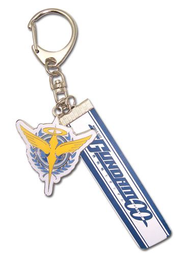 Photo 1 of 3 - Key Chain - Gundam 00 - New Metal Celestial Being W/ Strap Anime Ge4777
