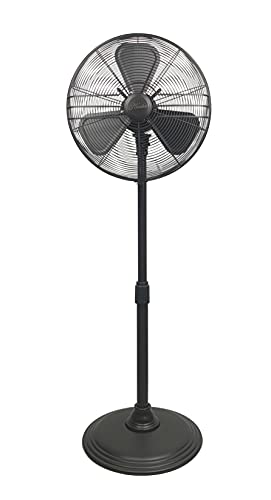 Photo 1 of ***PARTS ONLY*** Hunter 90444z Adjustable 3 Speed Retro Pedestal Stand Floor Fan, 80 Degree Oscillation, 16", Oil-Rubbed Bronze
