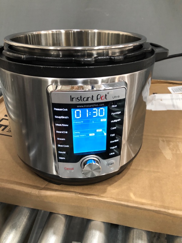 Photo 5 of *READ BELOW** Instant Pot Ultra 6 Qt 10-in-1 Multi-Use Programmable Pressure Cooker, Slow Cooker, Rice Cooker, Yogurt Maker, Cake Maker, Egg Cooker, SautâˆšÂ©,
