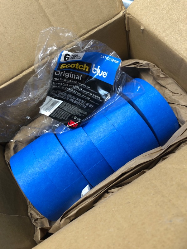 Photo 2 of ***SOLD AS IS***
SCOTCH-BLUE 2090 Painters Masking Tape,60 Yd.,PK6
